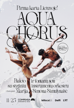 Baleto ir fontanų šou su styginiu orkestru AQUA CHORUS